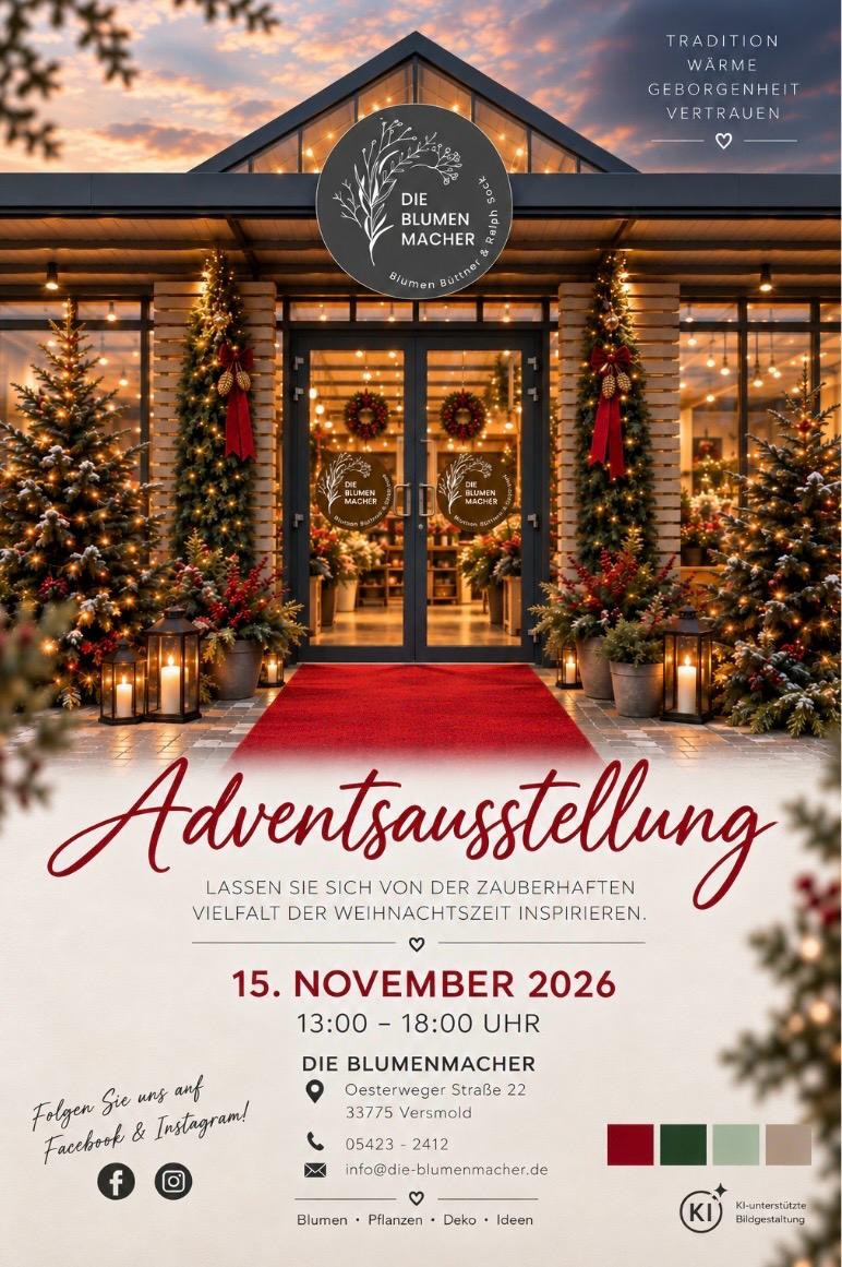Adventsausstellung bei den Blumenmachern